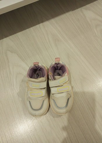 Kız Çocuk Beyaz Unicorn Desenli Spor Ayakkabı - Görsel 2