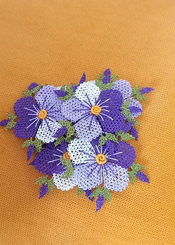 iğne oyası 7adet motif