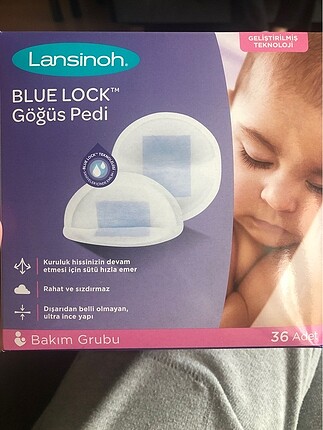 Lansinoh blue lock göğüs pedi