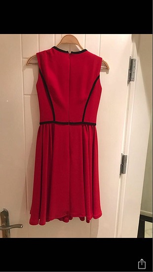 36 Beden Cengiz abazoglu adil ışık kırmızı elbise 