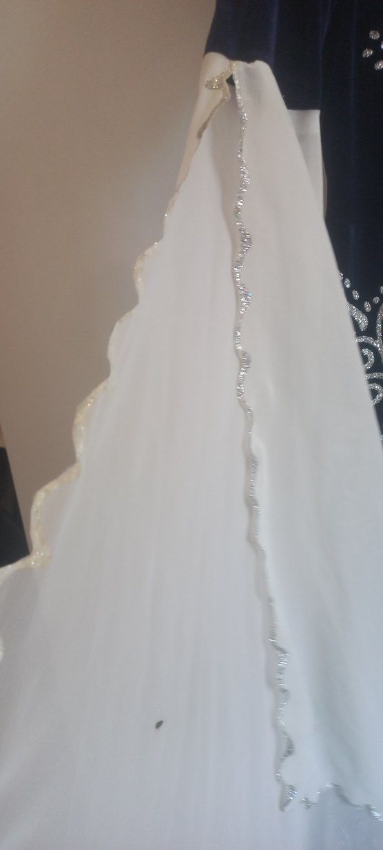 Uzun Nakışlı Bohem V Yaka Kadın Elbise - Görsel 5