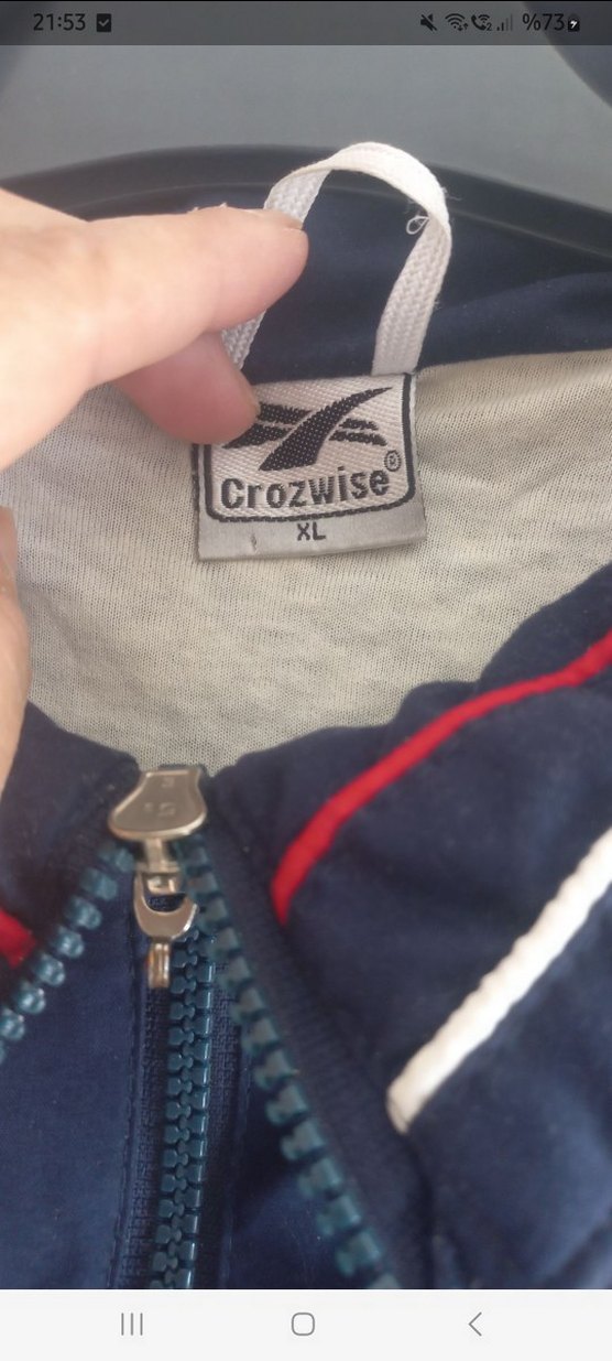 Erkek Lacivert Fermuarlı vintage Ceketi - Görsel 3