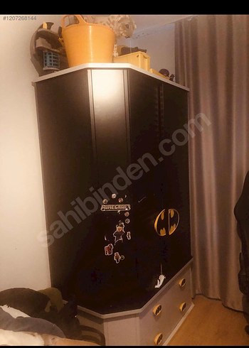 Siyah Batman Temalı Çocuk Dolabı İSTANBUL için satılık - Görsel 3