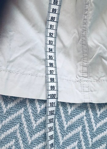 28 Beden Düğmeli Bej Keten Midi Elbise 38 beden