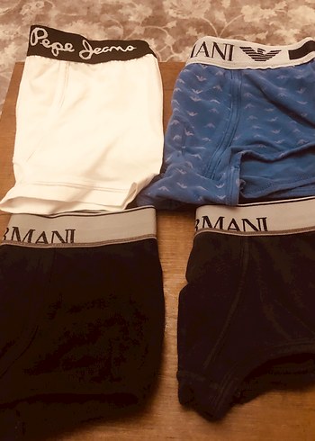 Erkek Baskılı ve Düz Boxer Seti