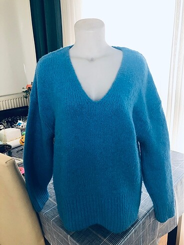 s Beden mavi Renk H&M kazak S beden