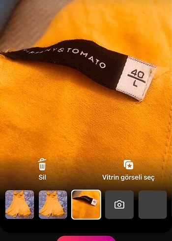 Trend Tomato Salopet  L beden - Görsel 7