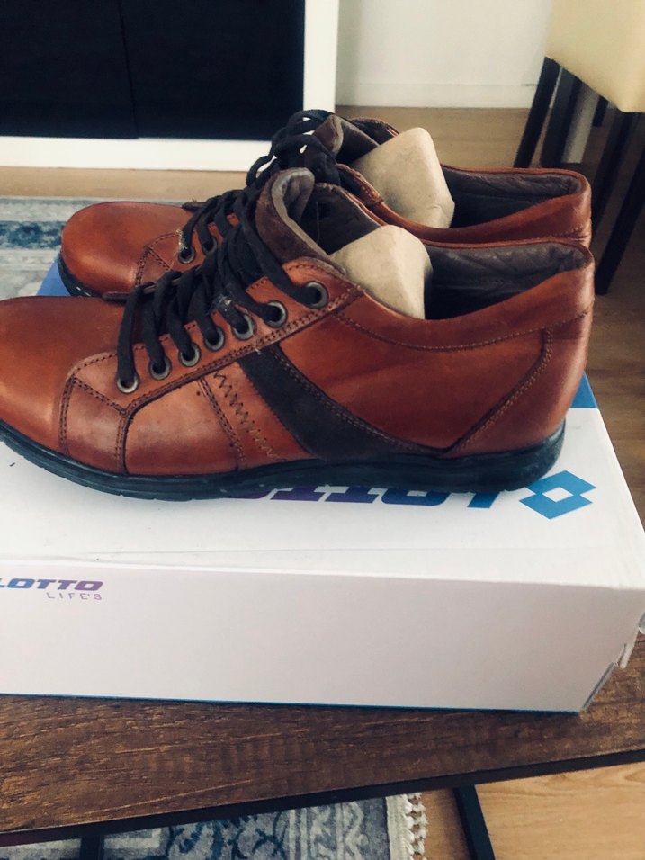 Kahverengi Erkek Ayakkabı Bağcıkları 40 - Görsel 2