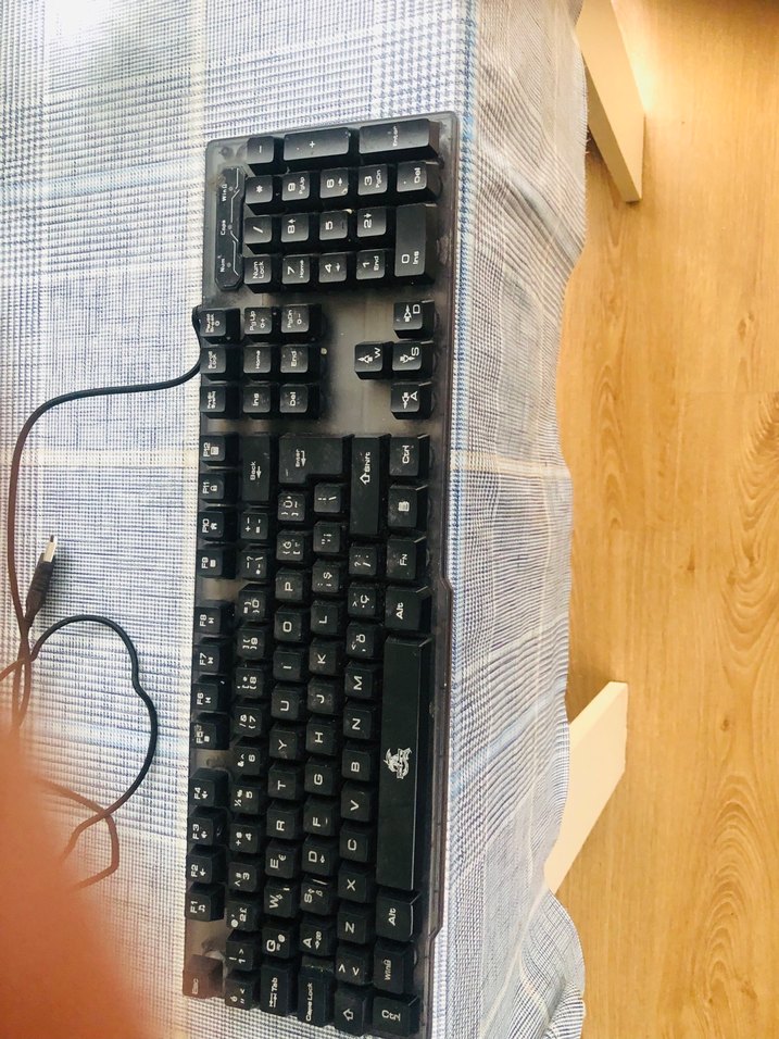 Siyah Kablolu Mekanik Klavye - Görsel 3