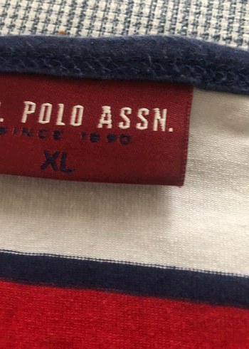 Çizgili V Yaka Erkek Polo Tişört XL - Görsel 7