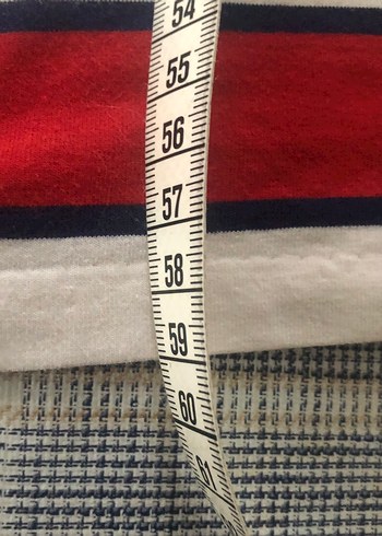 Çizgili V Yaka Erkek Polo Tişört XL - Görsel 6