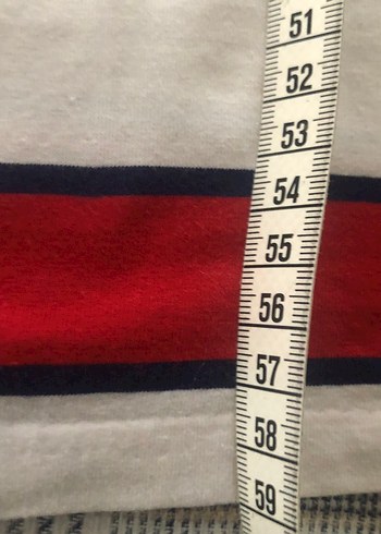 Çizgili V Yaka Erkek Polo Tişört XL - Görsel 5