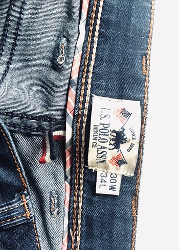 42 Beden Tommy Bol Kesim Midi Kot Pantolon 42 beden