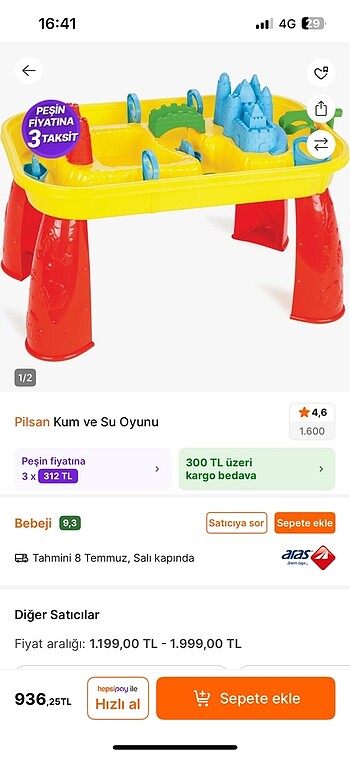 Kum ve su havuzu