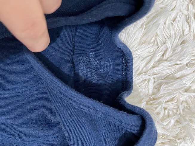 6 Ay Beden Unisex uzun kollu zıbın