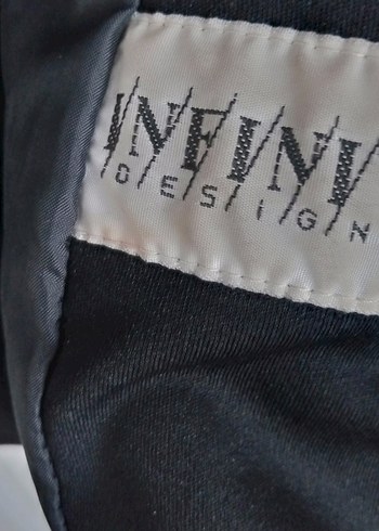 Düğmeli Siyah Kadın Uzun ceket - Görsel 5