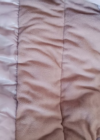 Düğmeli Bej Uzun Kadın Kışlık Mont - Görsel 6