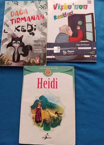 Heidi, Daga Tırmanan Kedi ve Vishu'nun Renkleri Çocuk Kitapları