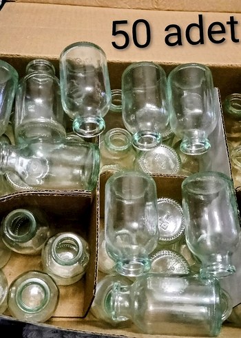 şeffaf cam şişeler - Görsel 2