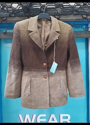 Vintage Kaşe Blazer Ceket