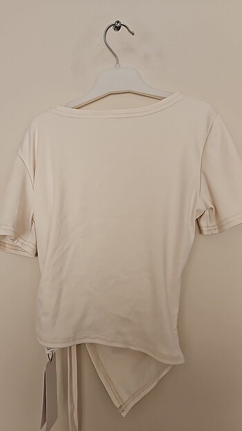 Sheinside Krem rengi yazlık crop