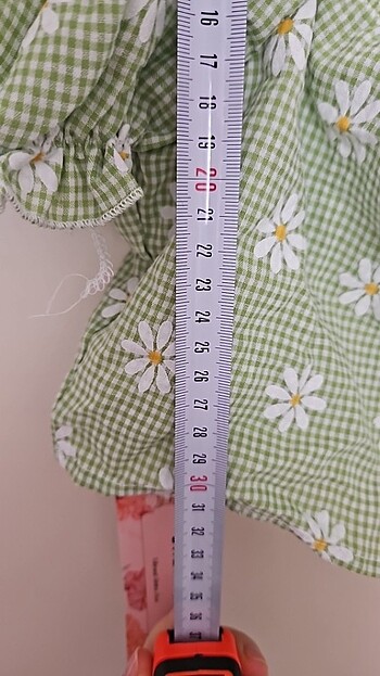 32 Beden Çiçekli crop üst