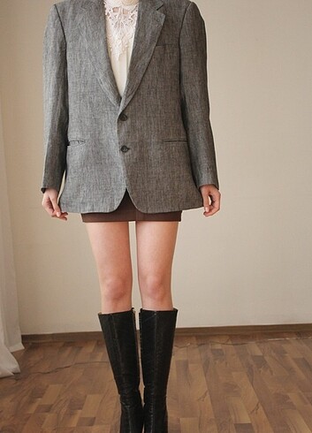 xl Beden gri Renk Blazer