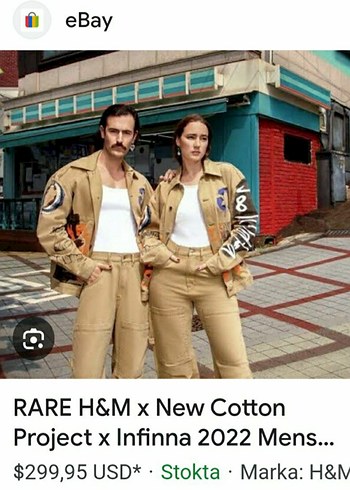 H&M limited edition mont - Görsel 2