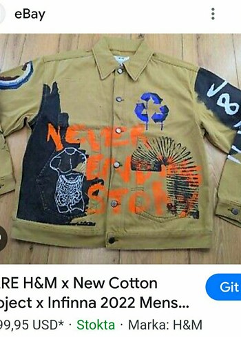 H&M limited edition mont - Görsel 3