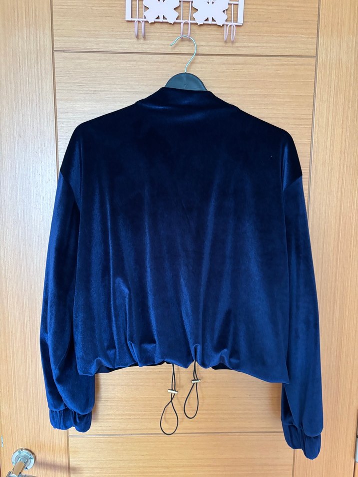 Düğmeli Lacivert Kadın Ceket - Görsel 5