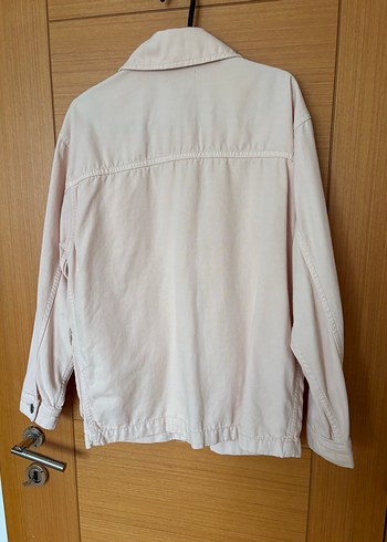 Pudra Pembesi Düğmeli Kadın Ceket Midi Boy - Görsel 3