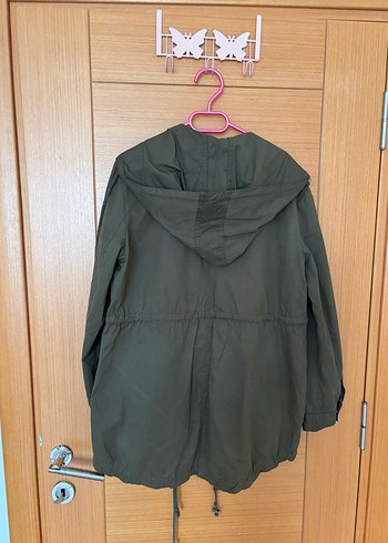 Düğmeli Haki Kadın Ceket - Görsel 5