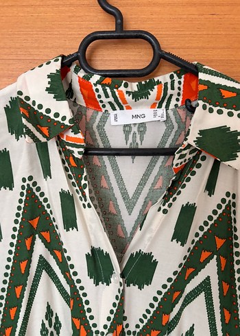 Bohem Uzun Kollu Düğmeli  Gömlek - Görsel 3