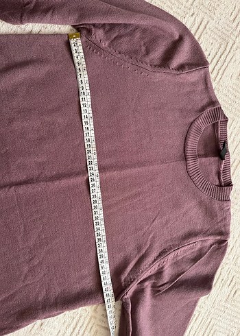 lcw kadın mor triko tunik - Görsel 5