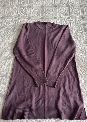 lcw kadın mor triko tunik - Görsel 3