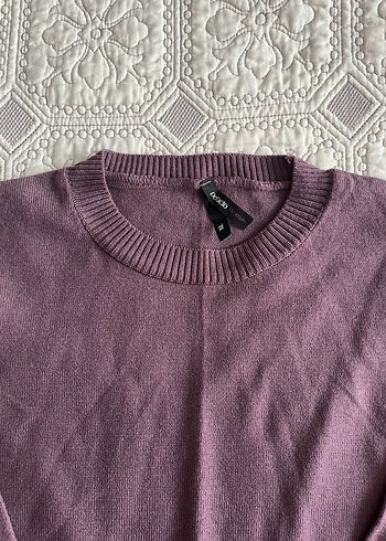 lcw kadın mor triko tunik - Görsel 2