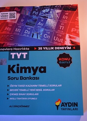 AYDIN YAYINLARI TYT KİMYA SORU BANKASI