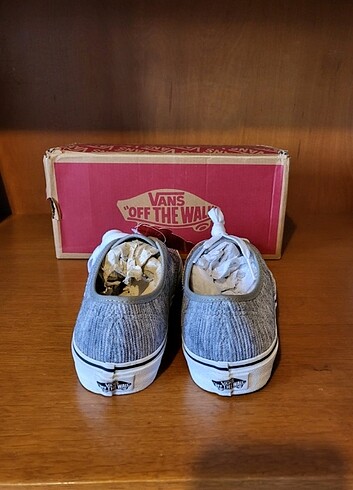38,5 Beden gri Renk Vans Authentic kadife