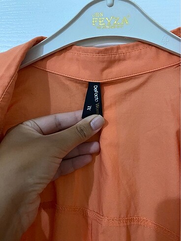 xl Beden turuncu Renk Tunik gömlek