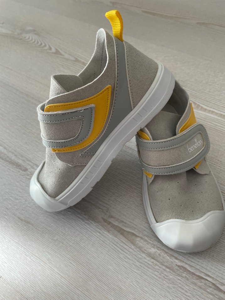 Sarı Detaylı Erkek Bebek İlk Adım Ayakkabısı - Görsel 2