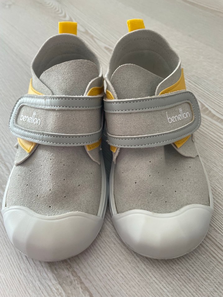 Sarı Detaylı Erkek Bebek İlk Adım Ayakkabısı - Görsel 3