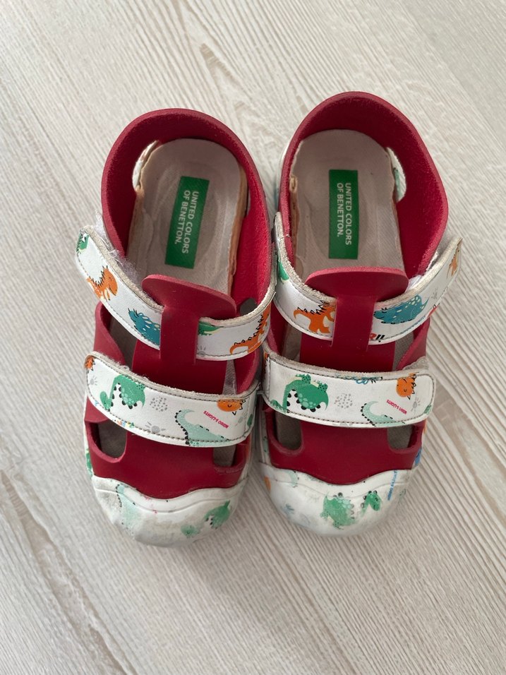 Renkli Erkek Çocuk Kaydırmaz Terlik Sandalet - Görsel 3