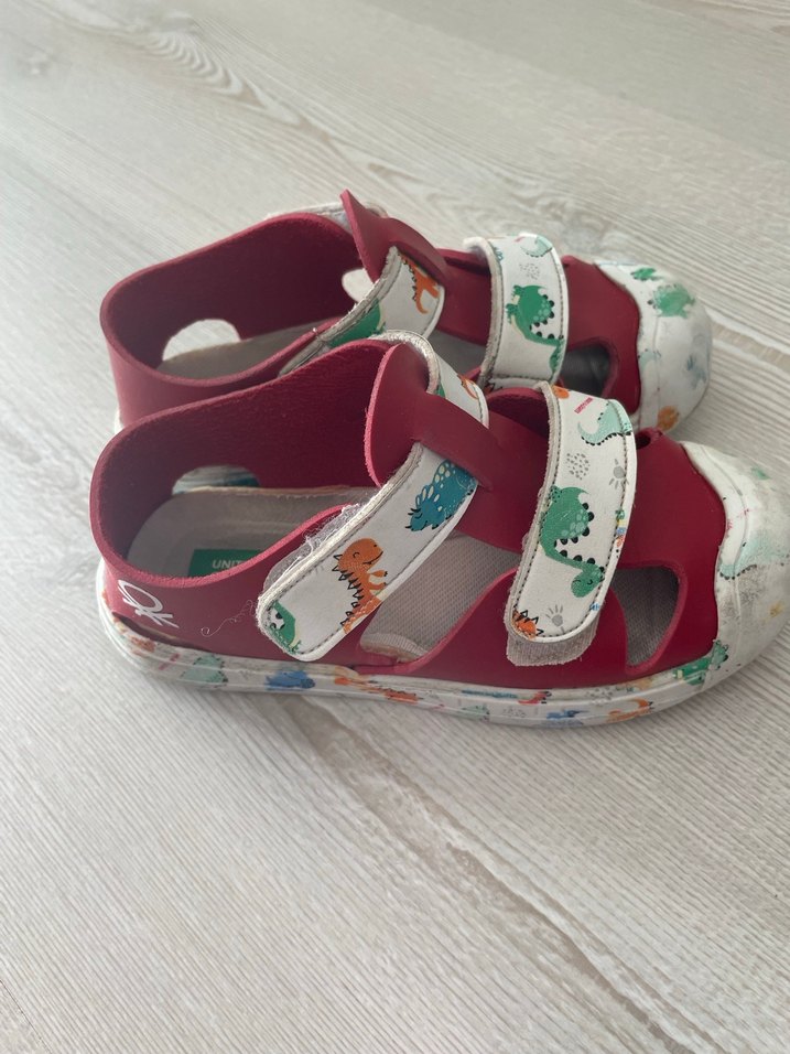 Renkli Erkek Çocuk Kaydırmaz Terlik Sandalet - Görsel 5