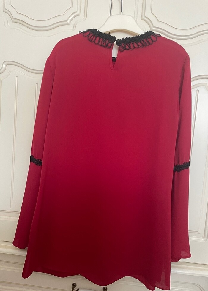 SEÇİL KREP KUMAŞ 38 BEDEN BLUZ - Görsel 2