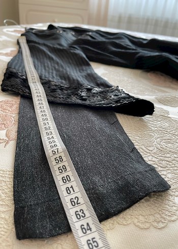 Setrms Uzun Siyah Nakışlı Gotik İkili Takım - Görsel 8