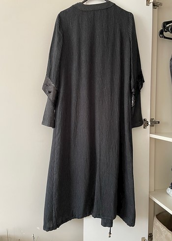 Setrms Uzun Siyah Nakışlı Gotik İkili Takım - Görsel 2