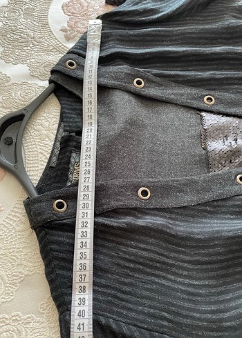 Setrms Uzun Siyah Nakışlı Gotik İkili Takım - Görsel 9