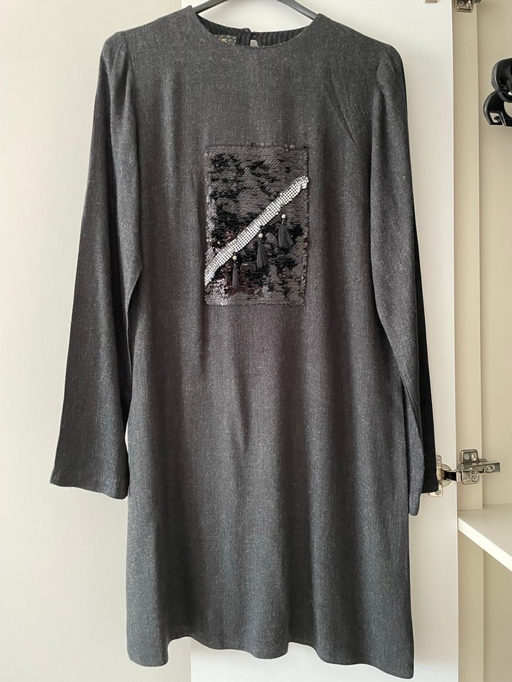 Setrms Uzun Siyah Nakışlı Gotik İkili Takım - Görsel 3