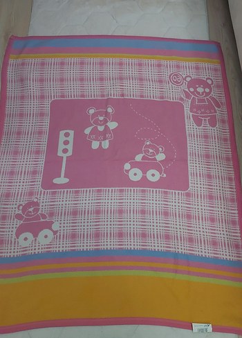 Pembe Baskılı Çocuk Battaniyesi - Görsel 2