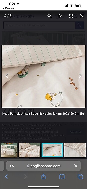 Beden Çocuk nevresim seti